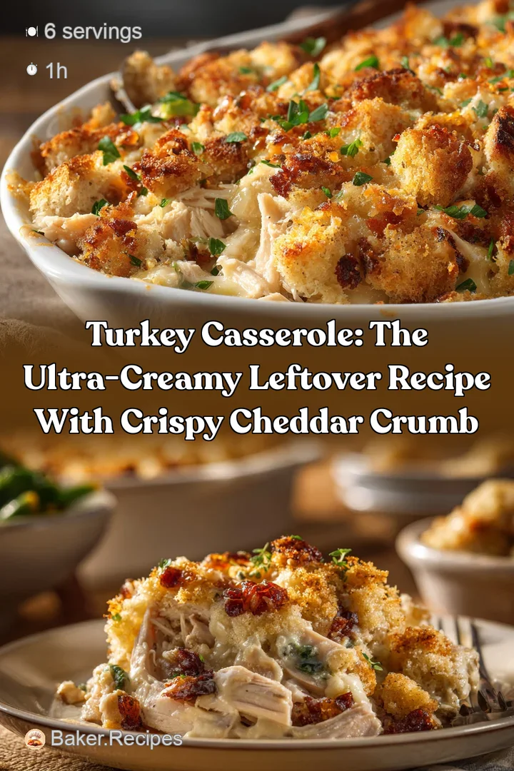 Turkey Casserole: The Ultra-Creamy Leftover Recipe with Crispy Cheddar Crumb