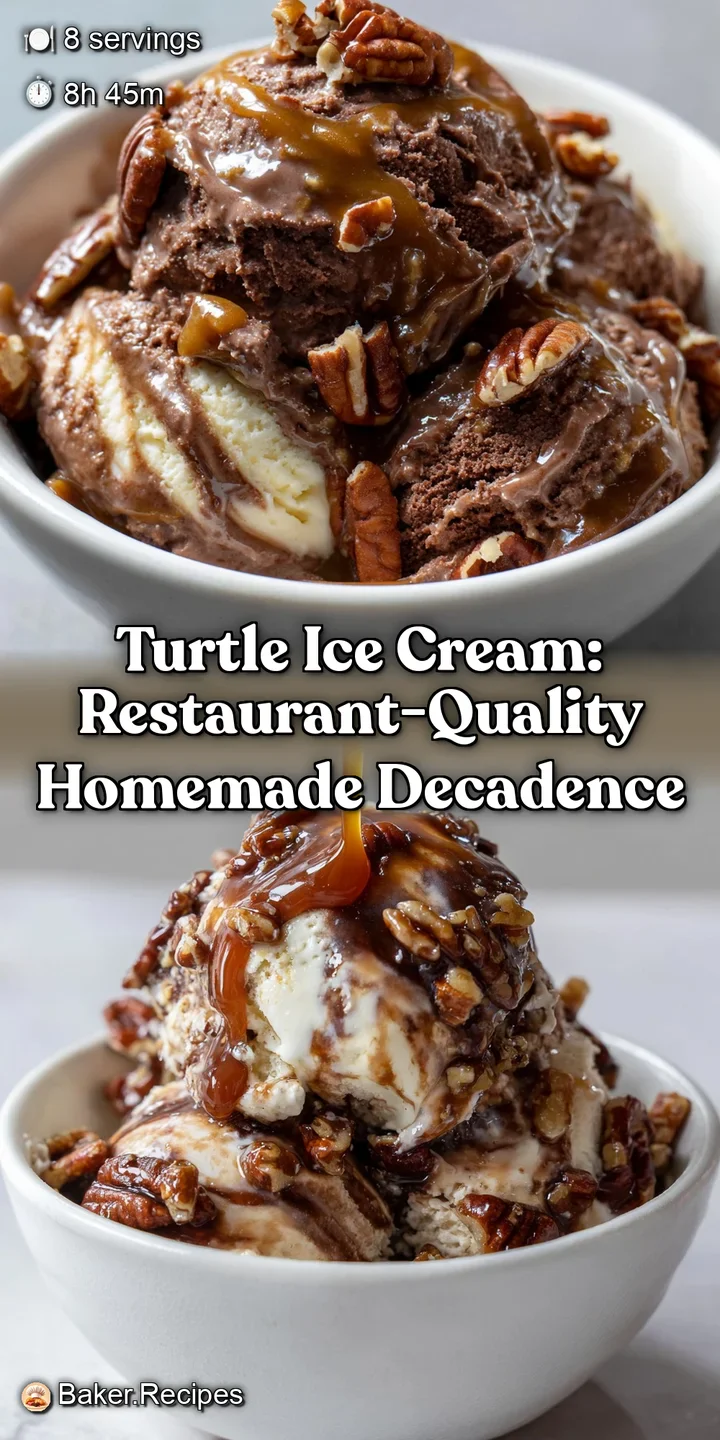 Turtle Ice Cream: Restaurant-Quality Homemade Decadence