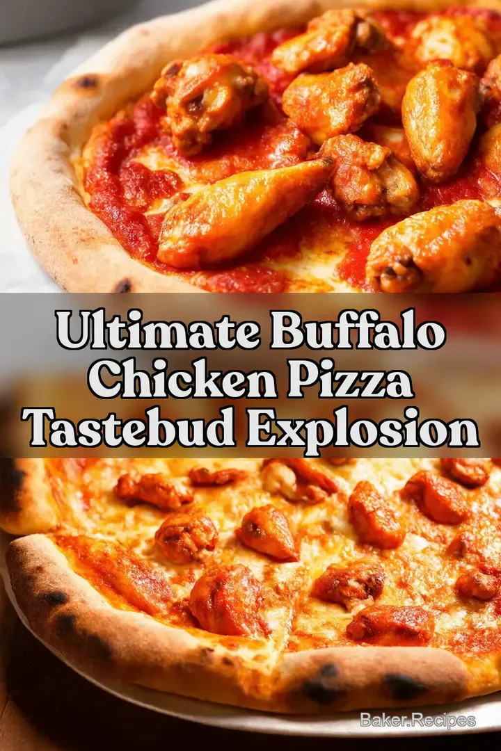 Ultimate Buffalo Chicken Pizza Tastebud Explosion