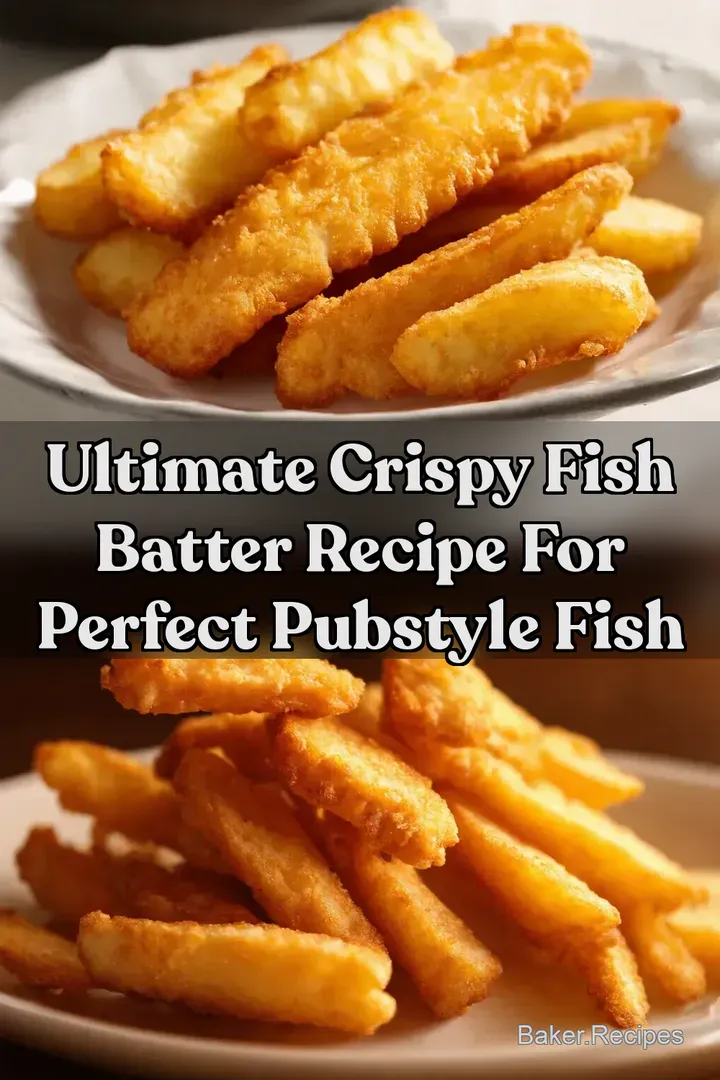 Ultimate Crispy Fish Batter Recipe for Perfect PubStyle Fish