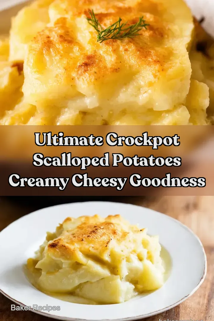 Ultimate Crockpot Scalloped Potatoes Creamy Cheesy Goodness