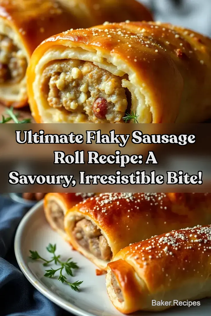 Ultimate Flaky sausage roll recipe: A Savoury Irresistible Bite!