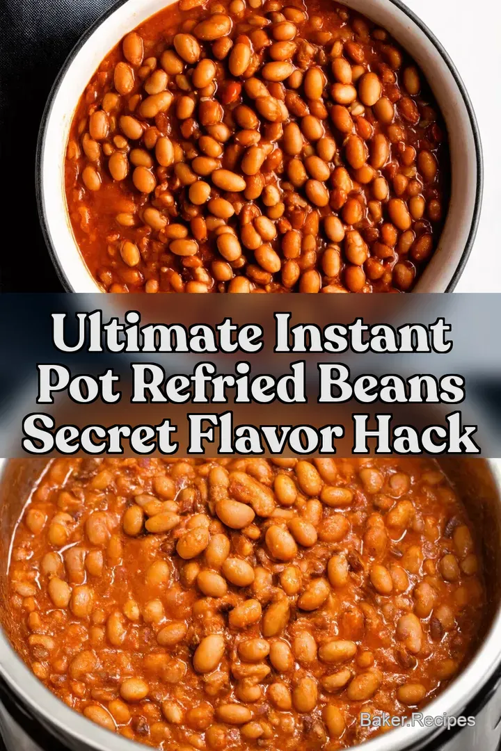 Ultimate Instant Pot Refried Beans Secret Flavor Hack