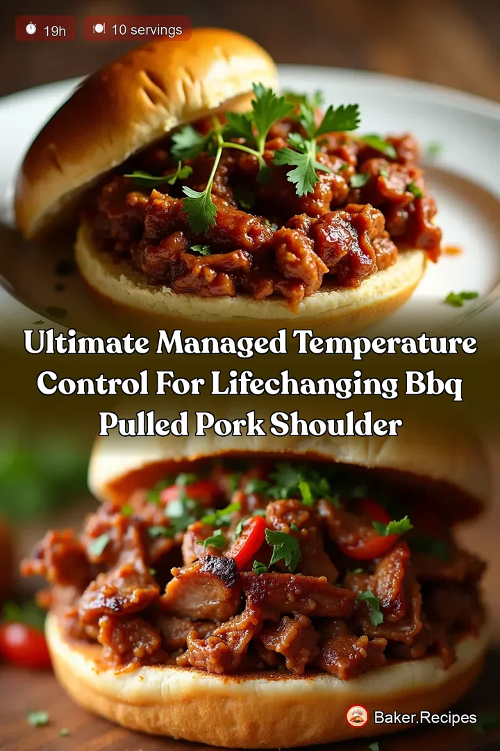 Ultimate Managed Temperature Control for LifeChanging BBQ Pulled Pork Shoulder