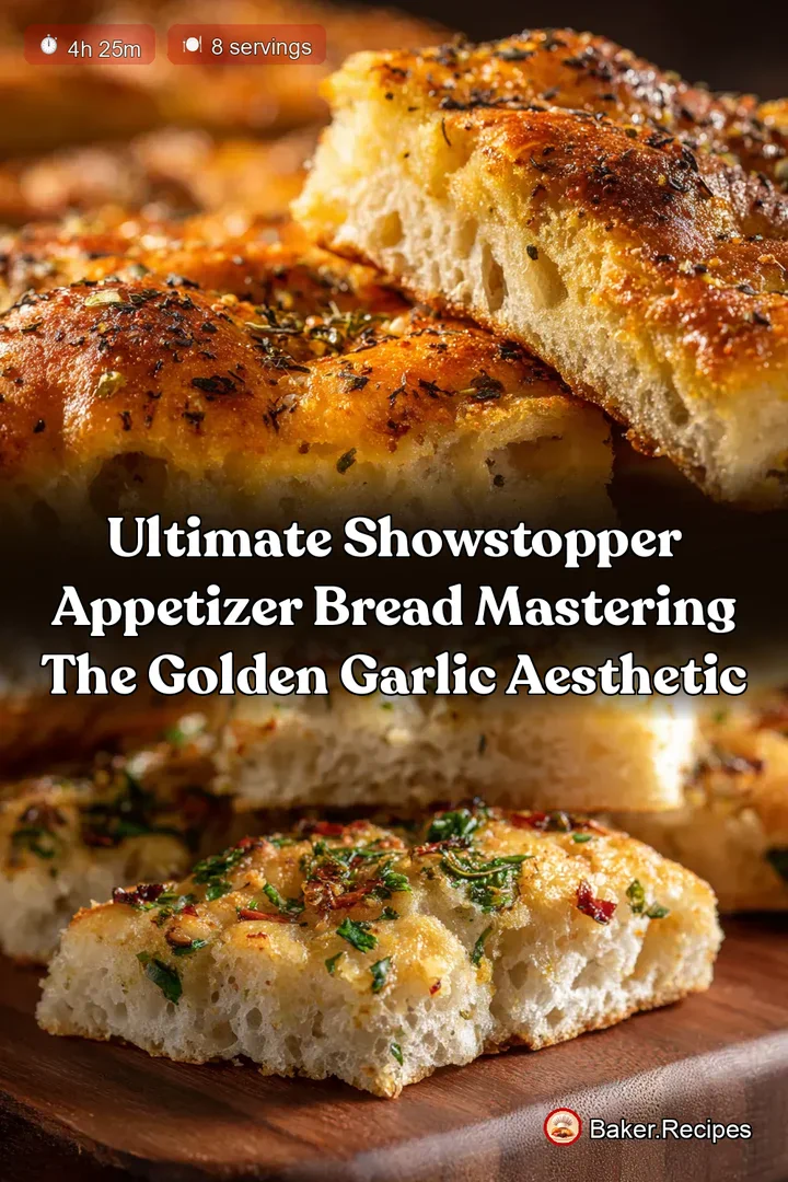 Ultimate Showstopper Appetizer Bread Mastering the Golden Garlic Aesthetic