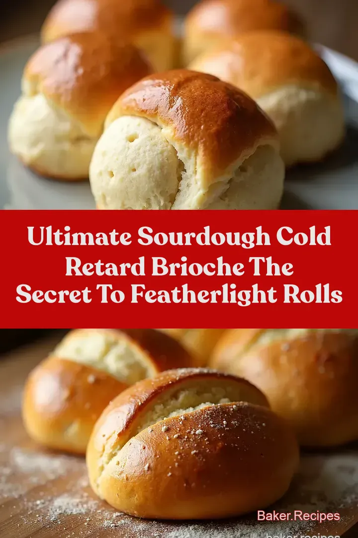Ultimate Sourdough Cold Retard Brioche The Secret to FeatherLight Rolls