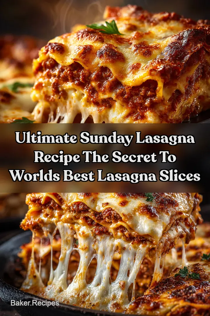 Ultimate Sunday Lasagna Recipe The Secret to Worlds Best Lasagna Slices