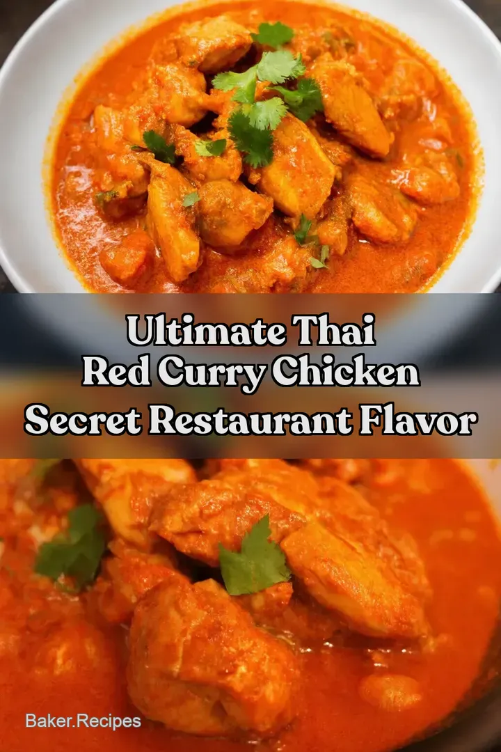 Ultimate Thai Red Curry Chicken Secret Restaurant Flavor