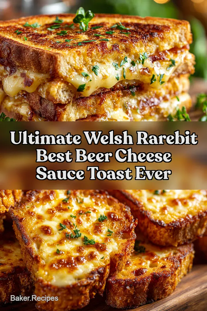 Ultimate Welsh Rarebit Best Beer Cheese Sauce Toast Ever