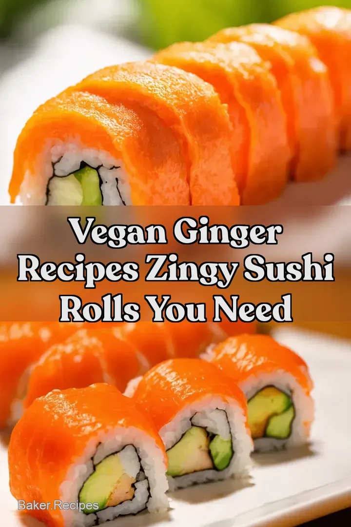 Vegan Ginger Recipes Zingy Sushi Rolls You Need