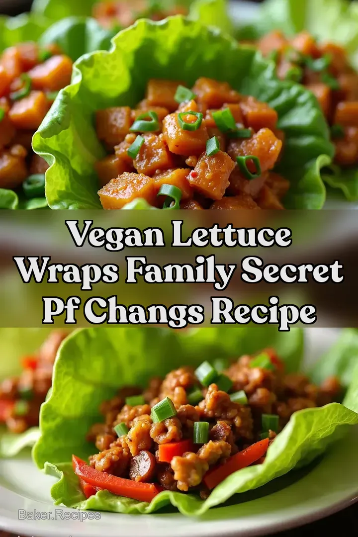 Vegan Lettuce Wraps Family Secret PF Changs Recipe