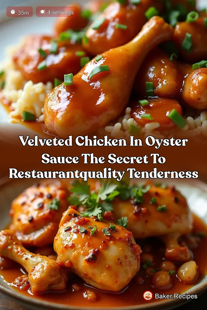 Velveted Chicken in Oyster Sauce The Secret to RestaurantQuality Tenderness