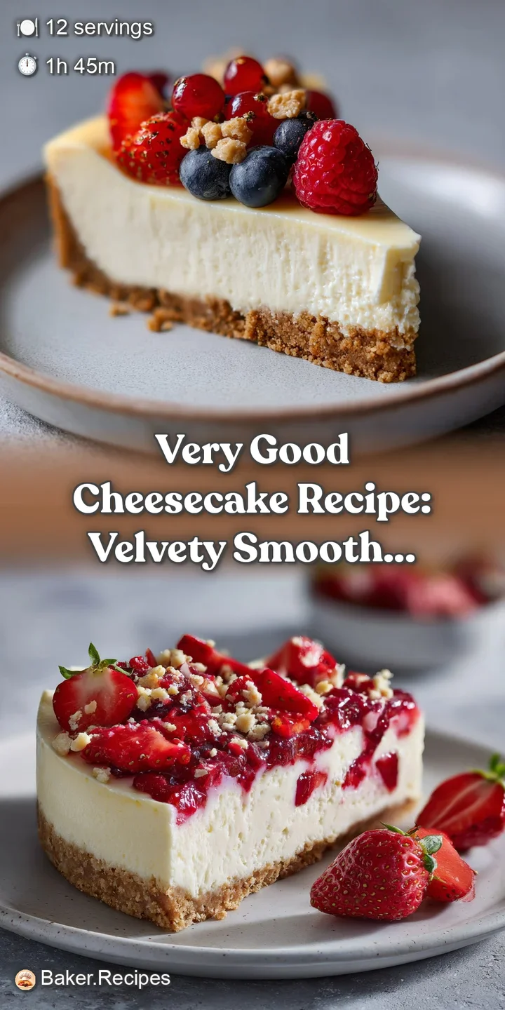 Close-up of cheesecake: golden crust, creamy filling, and a luscious swirl of fruit. A perfect bite with rich, tempting te...