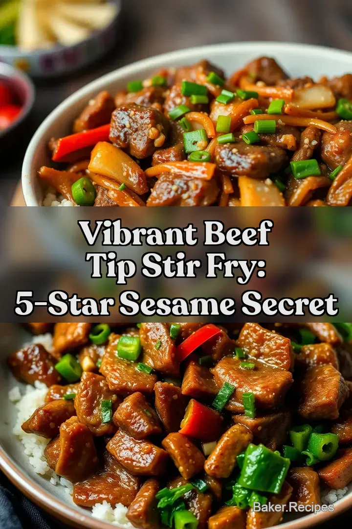 Vibrant Beef Tip Stir Fry: 5-Star Sesame Secret