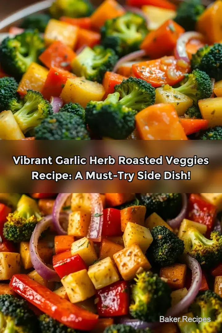 Vibrant Garlic Herb Roasted Veggies Recipe: A Must-Try Side Dish!
