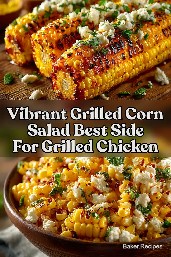 Vibrant Grilled Corn Salad Best Side for Grilled Chicken