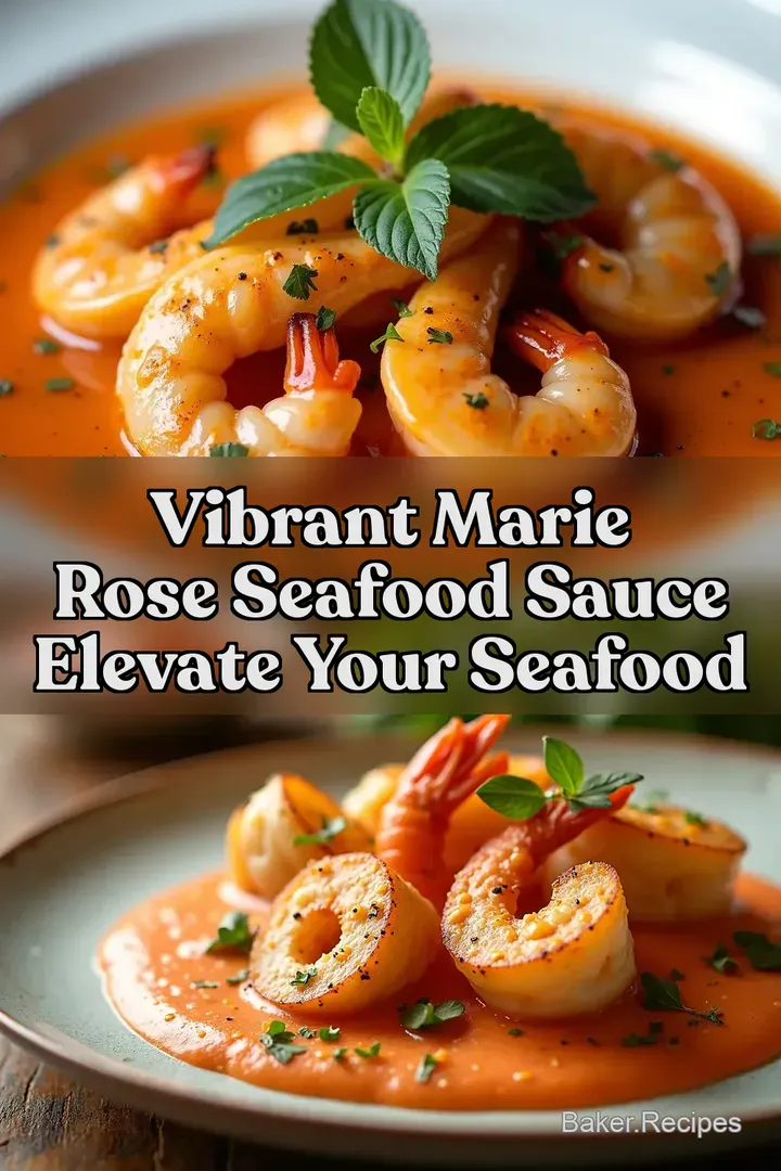Vibrant Marie Rose Seafood Sauce Elevate Your Seafood