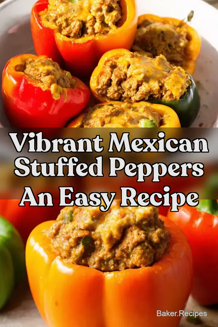 Vibrant Mexican Stuffed Peppers An Easy Recipe