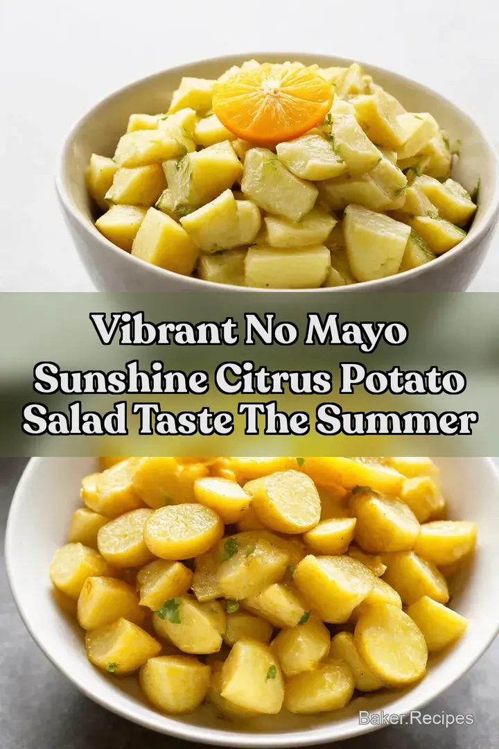 Vibrant No Mayo Sunshine Citrus Potato Salad Taste the Summer