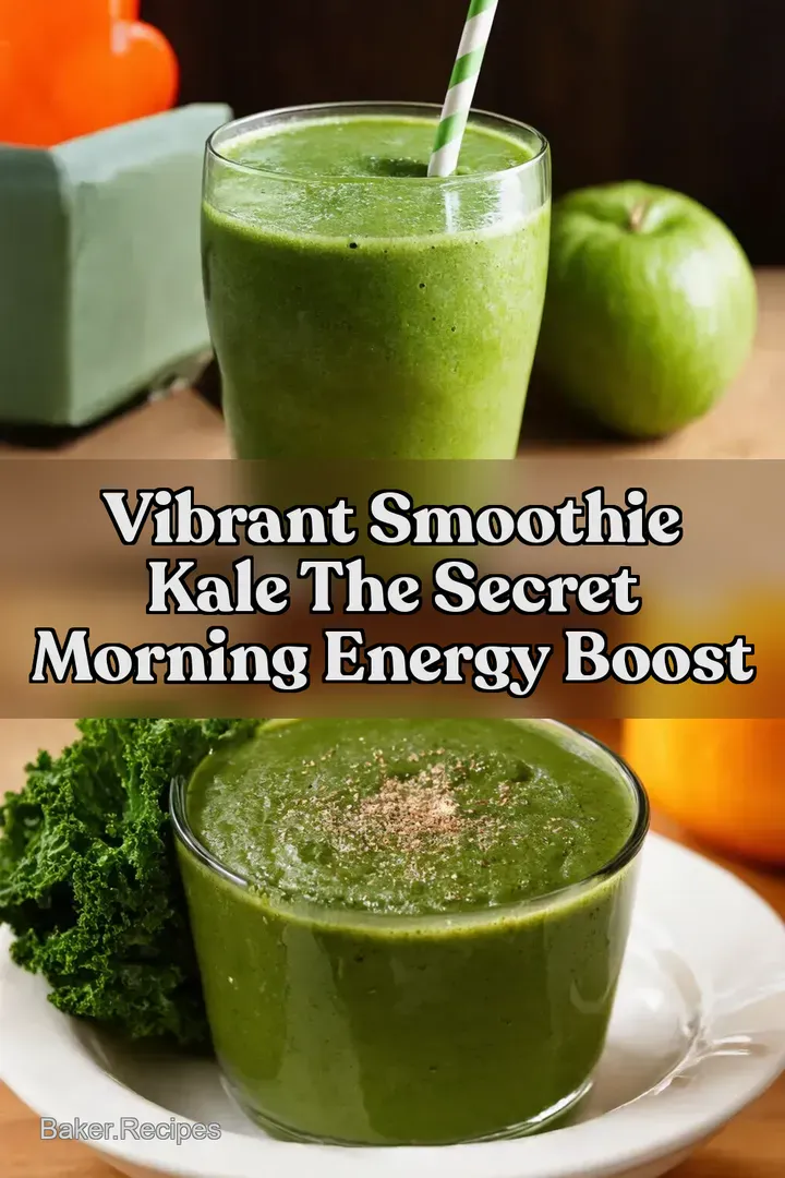 Vibrant Smoothie Kale The Secret Morning Energy Boost