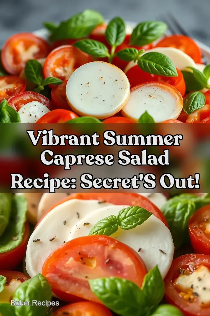 Vibrant Summer Caprese Salad Recipe: Secret s Out!