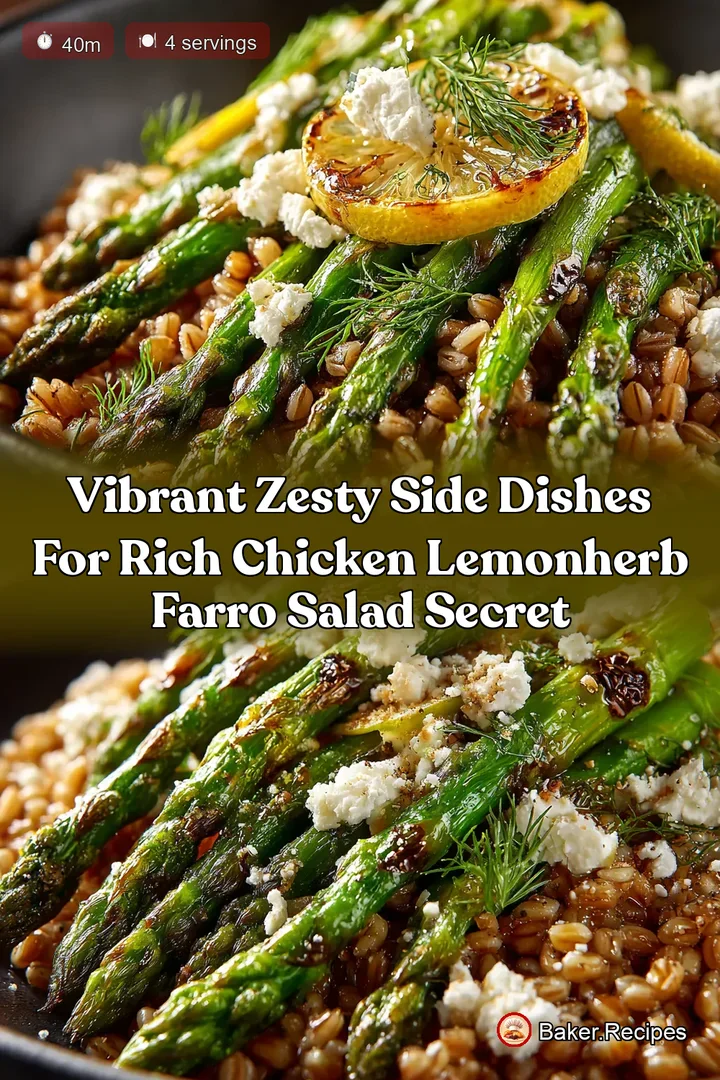 Vibrant Zesty Side Dishes for Rich Chicken LemonHerb Farro Salad Secret