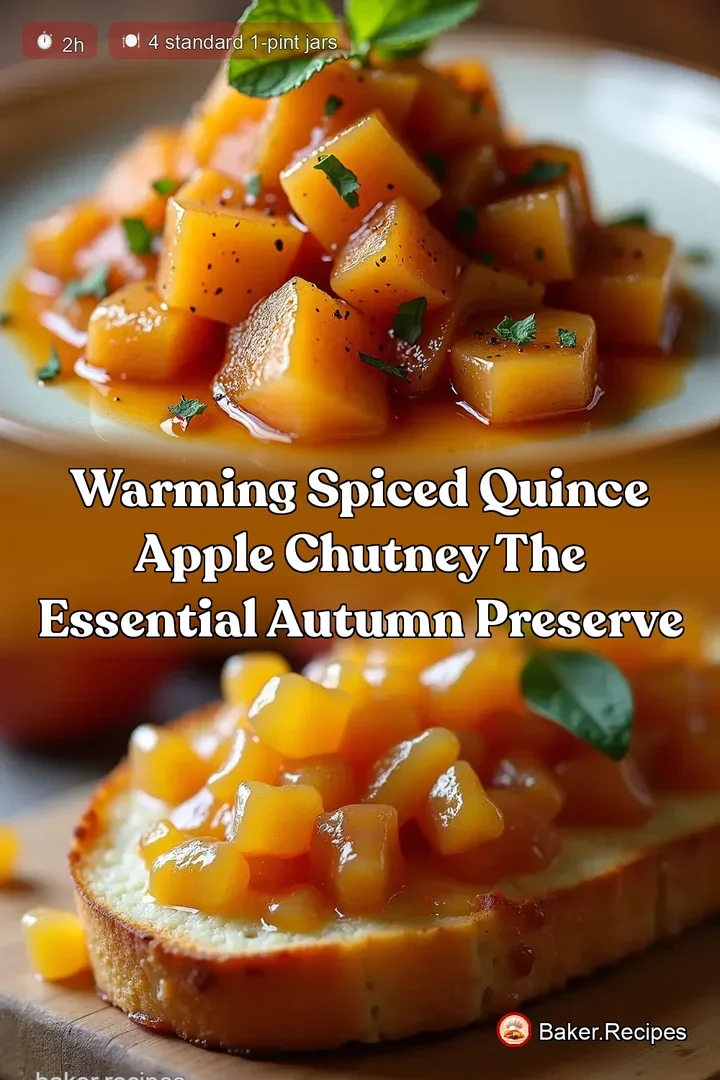 Warming Spiced Quince Apple Chutney The Essential Autumn Preserve