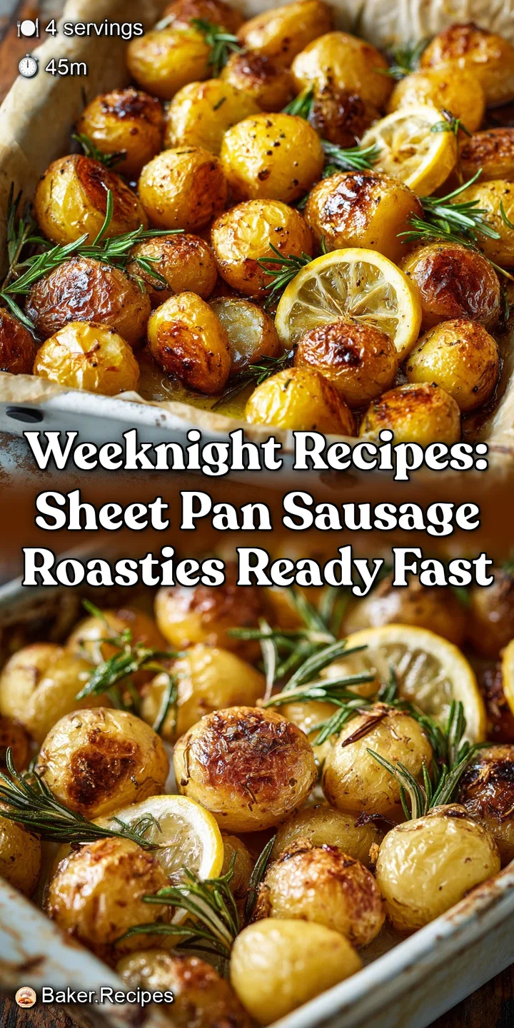 Weeknight Recipes: Sheet Pan Sausage Roasties Ready Fast