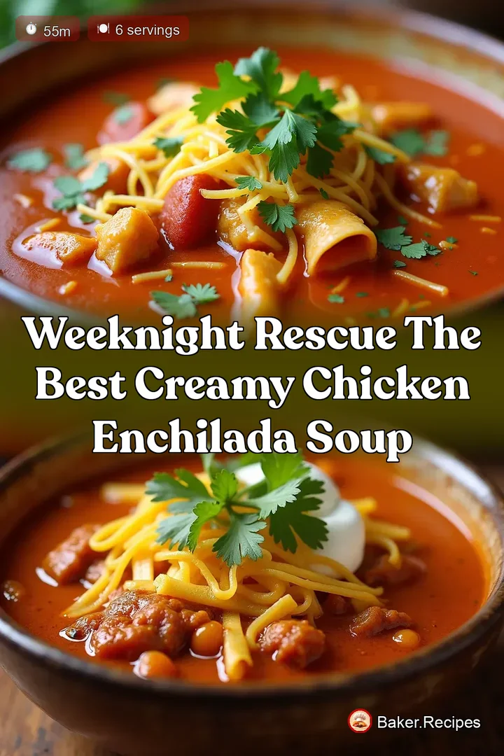 Weeknight Rescue The Best Creamy Chicken Enchilada Soup