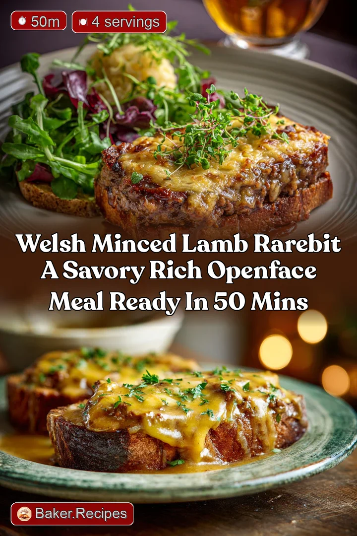 Welsh Minced Lamb Rarebit A Savory Rich OpenFace Meal Ready in 50 Mins