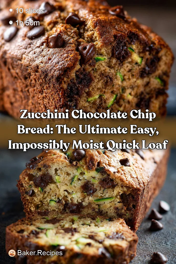 Zucchini Chocolate Chip Bread: The Ultimate Easy Impossibly Moist Quick Loaf