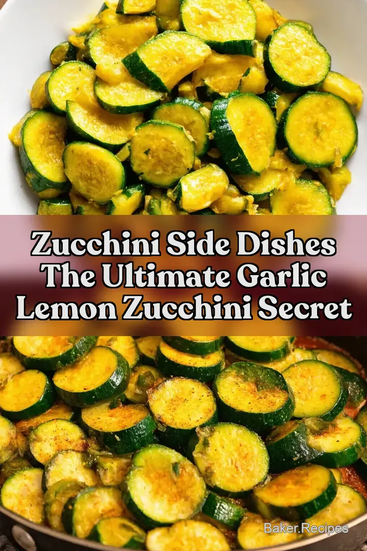 Zucchini Side Dishes The Ultimate Garlic Lemon Zucchini Secret