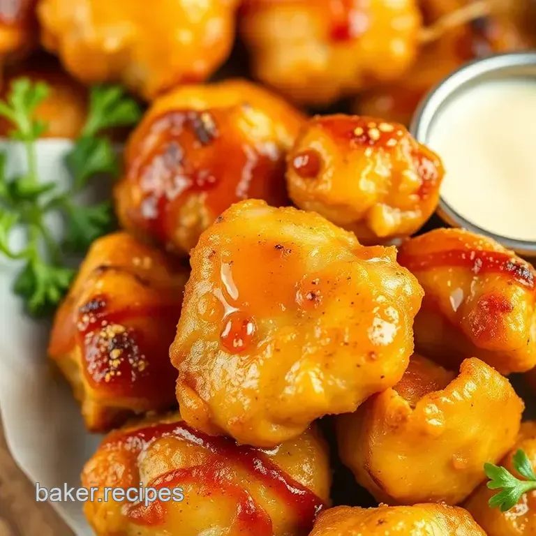 4oz Honey Garlic Glazed Chicken Bites