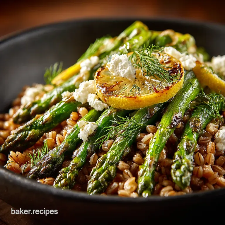 A Taste of the Aegean LemonZest Farro Salad with Feta and Dill