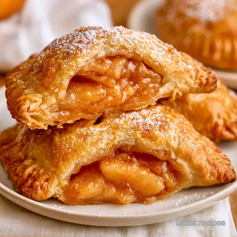 Air Fryer Apple Turnovers with Puff Pastry