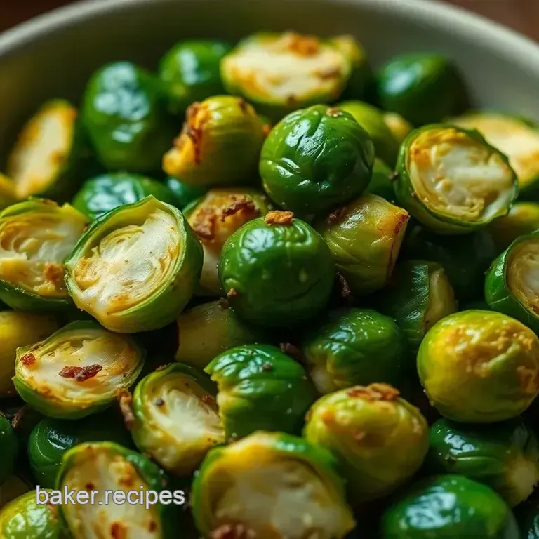 Air Fryer Brussels Sprouts: Balsamic Glazed