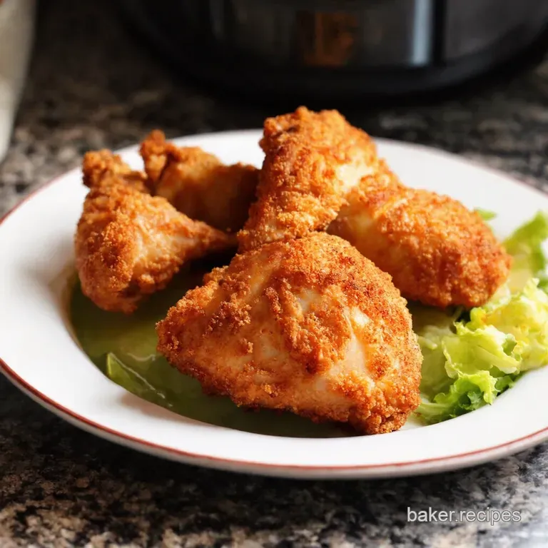 Air Fryer Crispy Pubstyle Chicken the Fakeaway Champ presentation