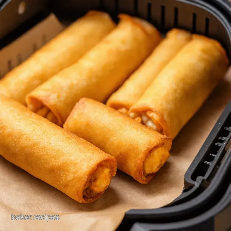 Air Fryer Egg Rolls Crispy Golden Goodness presentation