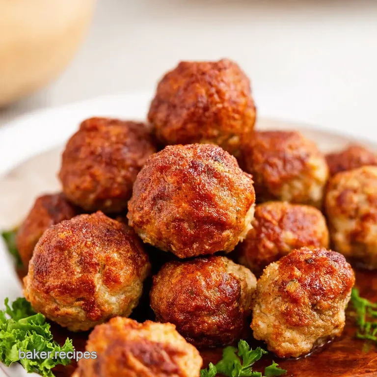 Air Fryer Meatballs Classic Flavor Crispy Perfection presentation