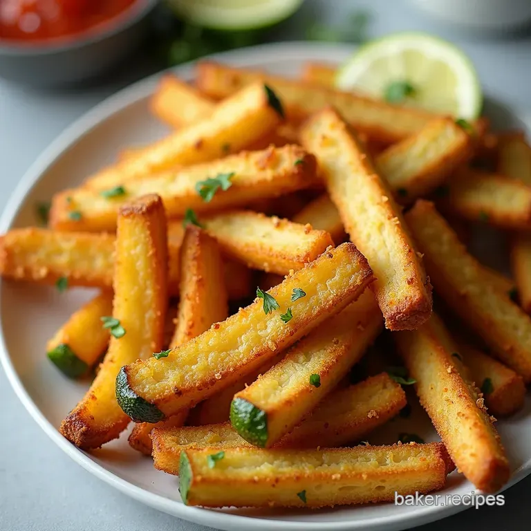 Air Fryer Zucchini Fries Crispy Golden Goodness