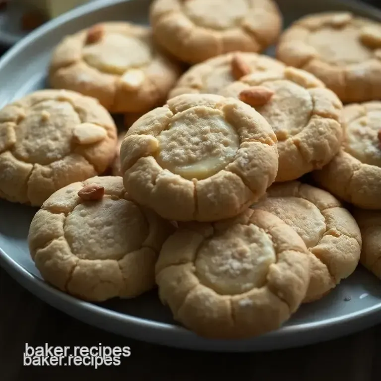 Almond Delight Cookies presentation