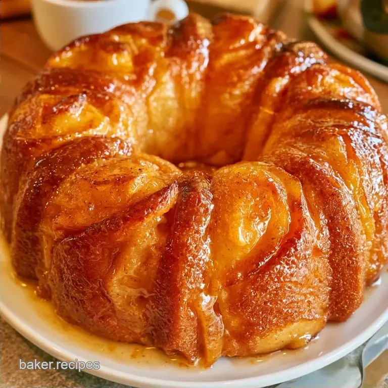 Moist Apple Bundt Cake with Brown Sugar