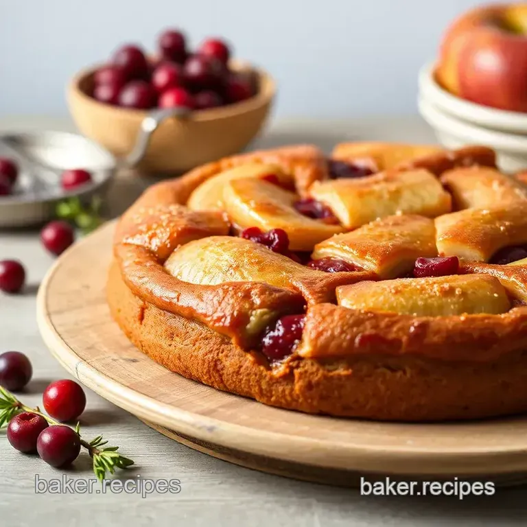 Bake Apple Cranberry Delight in 50 Minutes presentation