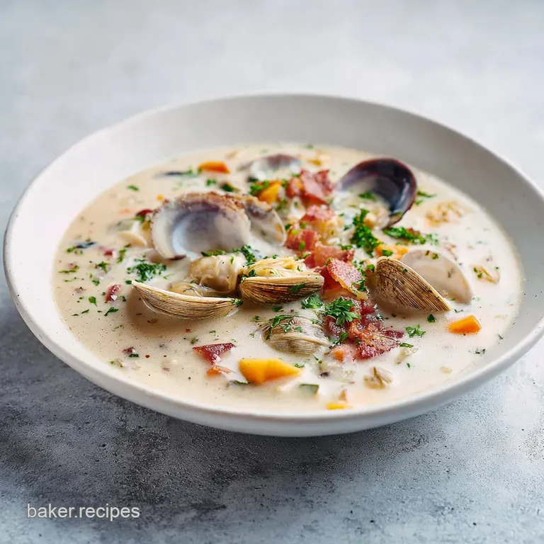 New England Clam Chowder: Creamy and Authentic