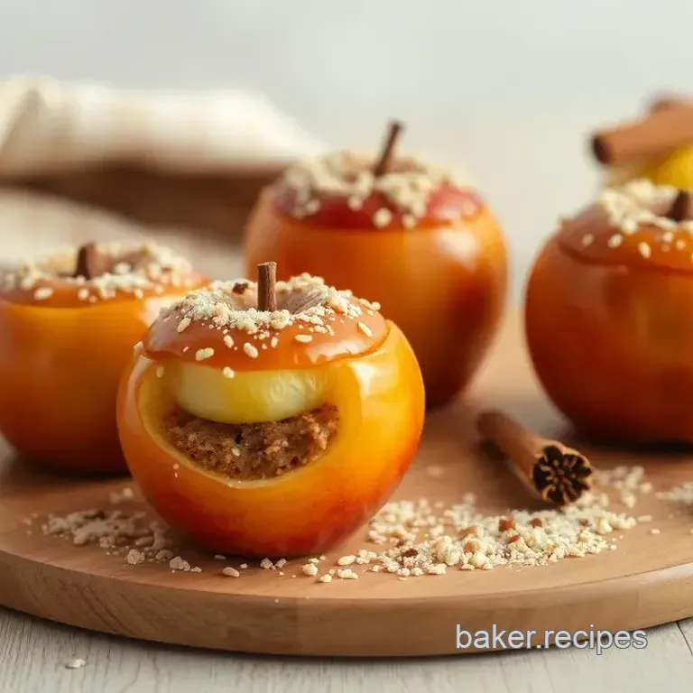 Bake Apples with Cinnamon Filling Delight