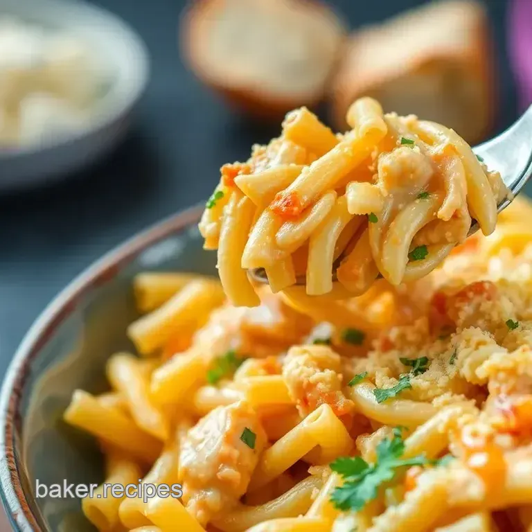 Cheesy Chicken Pasta Bake
