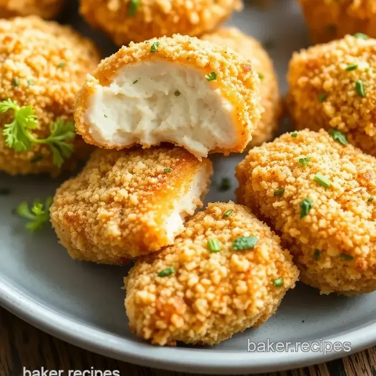 Easy Family Baked Chicken Bites presentation