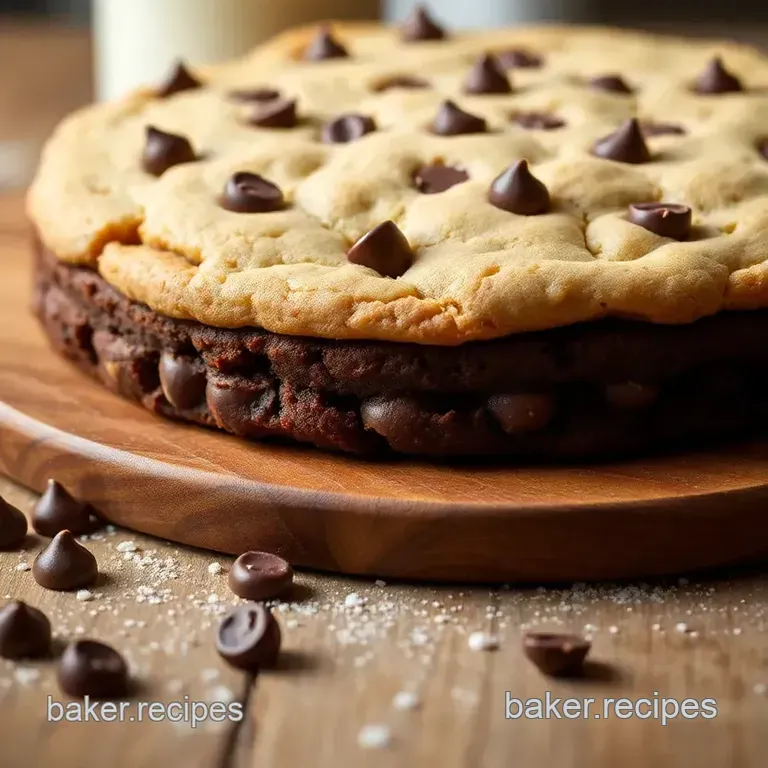 Bake Chocolate Chip Cookie Cake Delight presentation