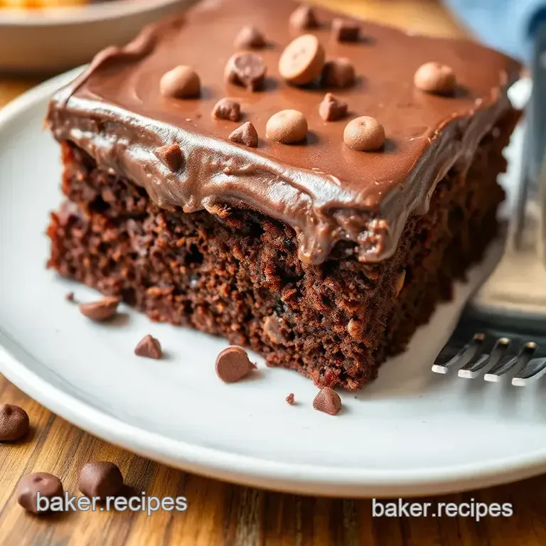 Classic German Chocolate Cake presentation