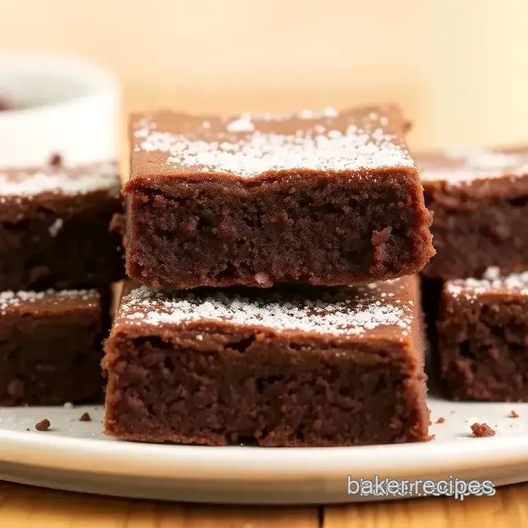 Wake and Bake Cocoa Squares presentation